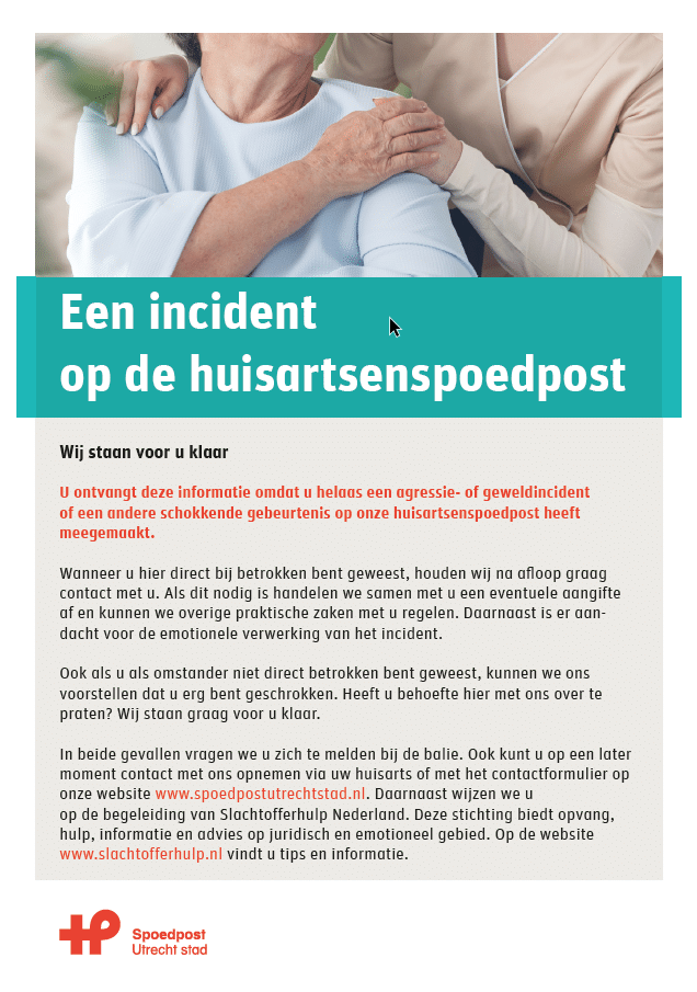 Incidenten poster Utrecht Stad
